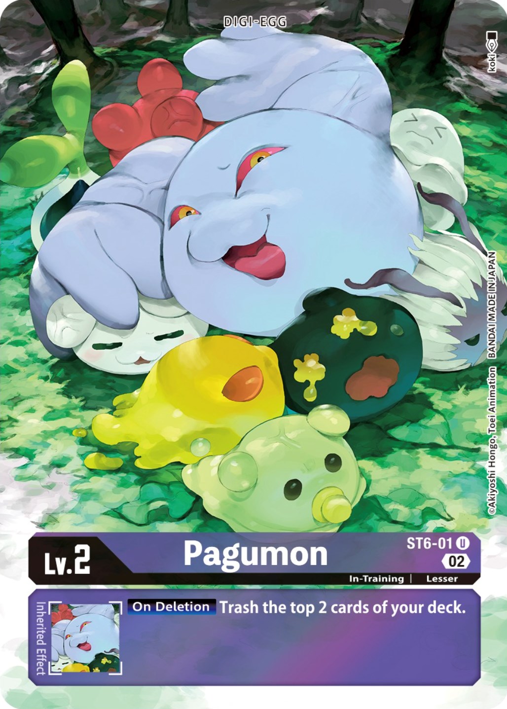 Pagumon [ST6-01] (Alternate Art) [Starter Deck: Beelzemon Advanced Deck Set] | Cracking-Singles