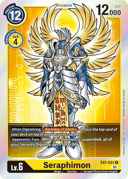 Seraphimon [EX1-031] [Classic Collection] | Cracking-Singles