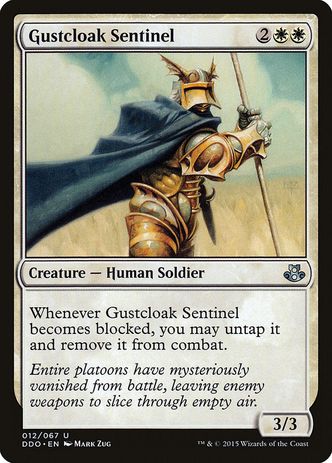 Gustcloak Sentinel [Duel Decks: Elspeth vs. Kiora] | Cracking-Singles