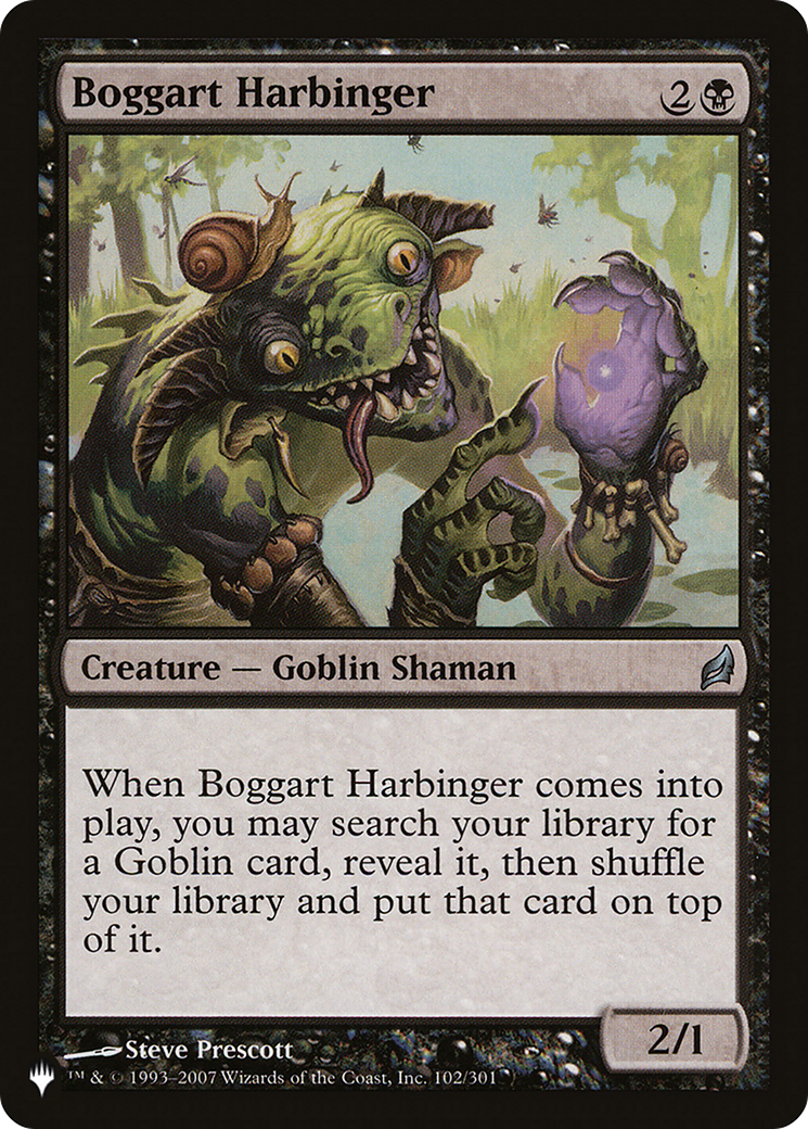 Boggart Harbinger [The List Reprints] | Cracking-Singles