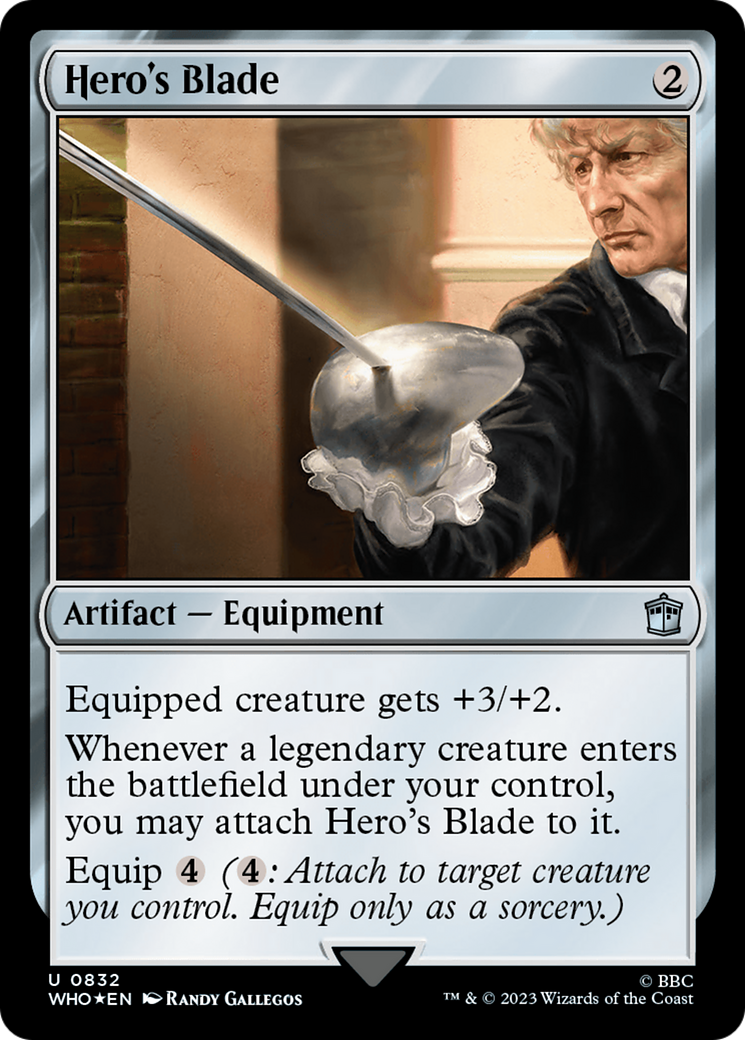 Hero's Blade (Surge Foil) [Doctor Who] | Cracking-Singles