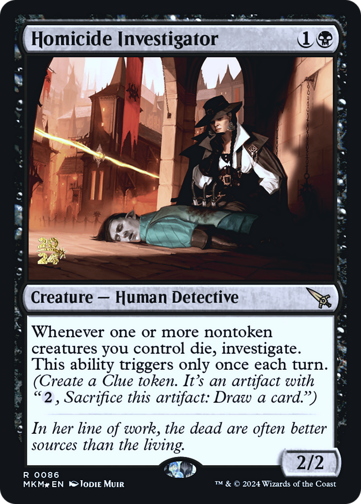 Homicide Investigator [Murders at Karlov Manor Prerelease Promos] | Cracking-Singles