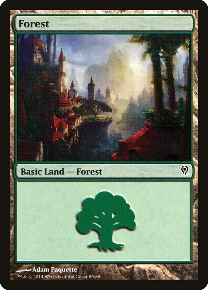 Forest (86) [Duel Decks: Jace vs. Vraska] | Cracking-Singles