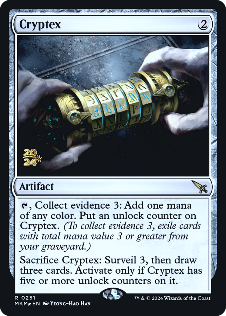 Cryptex [Murders at Karlov Manor Prerelease Promos] | Cracking-Singles