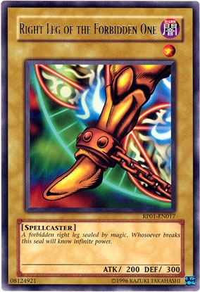 Right Leg of the Forbidden One [RP01-EN017] Rare | Cracking-Singles