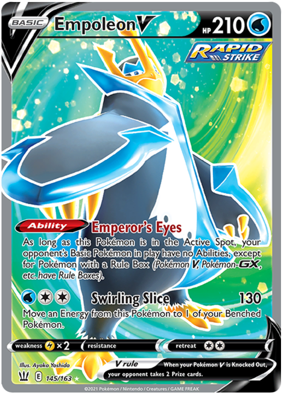 Empoleon V (145/163) [Sword & Shield: Battle Styles] | Cracking-Singles