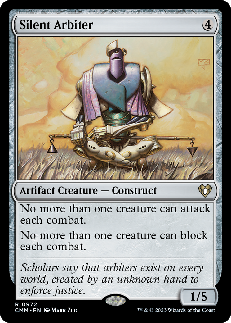 Silent Arbiter [Commander Masters] | Cracking-Singles