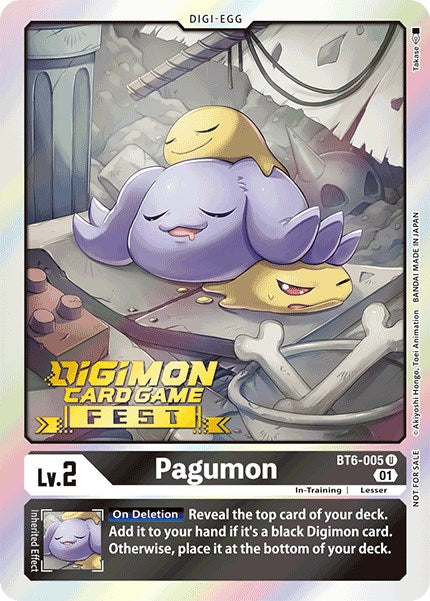 Pagumon [BT6-005] (Digimon Card Game Fest 2022) [Double Diamond Promos] | Cracking-Singles