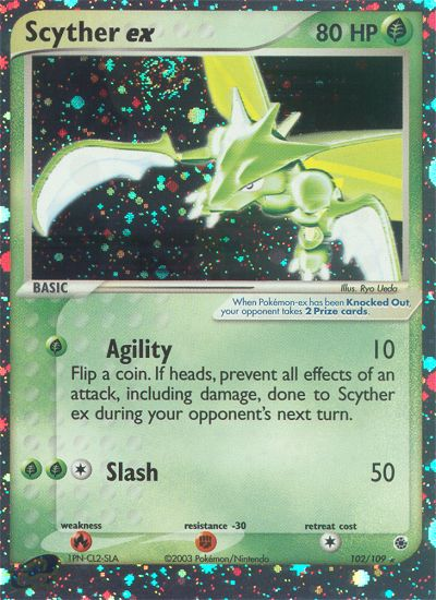 Scyther ex (102/109) [EX: Ruby & Sapphire] | Cracking-Singles