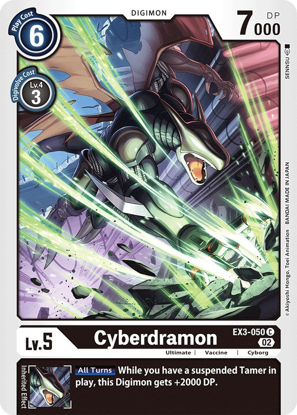 Cyberdramon [EX3-050] [Draconic Roar] | Cracking-Singles