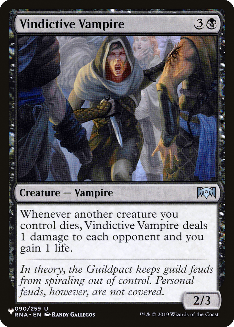 Vindictive Vampire [The List] | Cracking-Singles