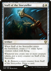 Staff of the Storyteller [Phyrexia: All Will Be One Commander] | Cracking-Singles