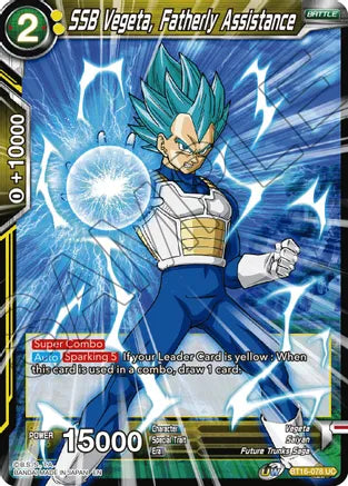 SSB Vegeta, Fatherly Assistance (BT16-078) [Realm of the Gods] | Cracking-Singles