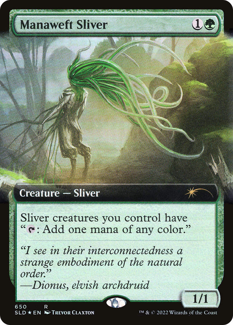 Manaweft Sliver (Extended Art) [Secret Lair Drop Promos] | Cracking-Singles