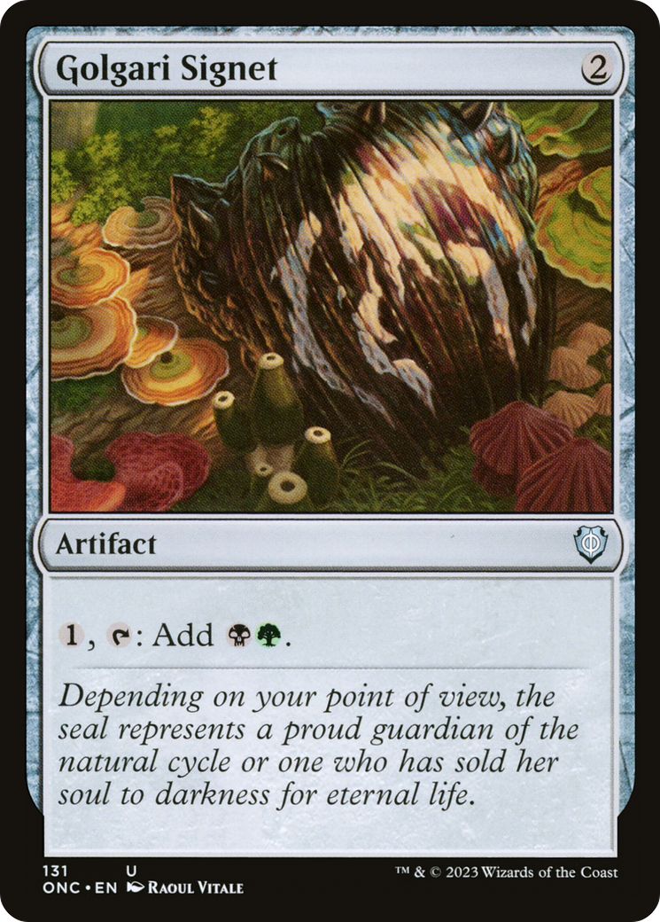 Golgari Signet [Phyrexia: All Will Be One Commander] | Cracking-Singles