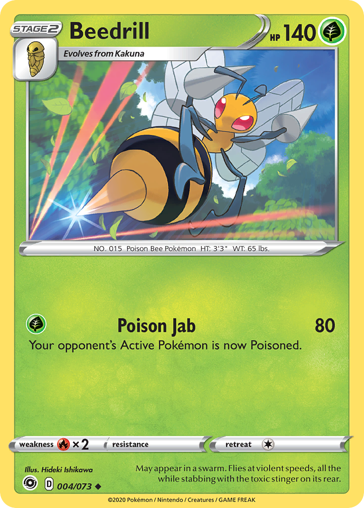 Beedrill (004/073) [Sword & Shield: Champion's Path] | Cracking-Singles