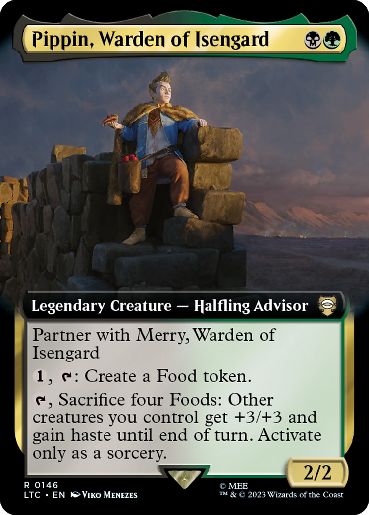 Pippin, Warden of Isengard (Extended Art) [The Lord of the Rings: Tales of Middle-Earth Commander] | Cracking-Singles