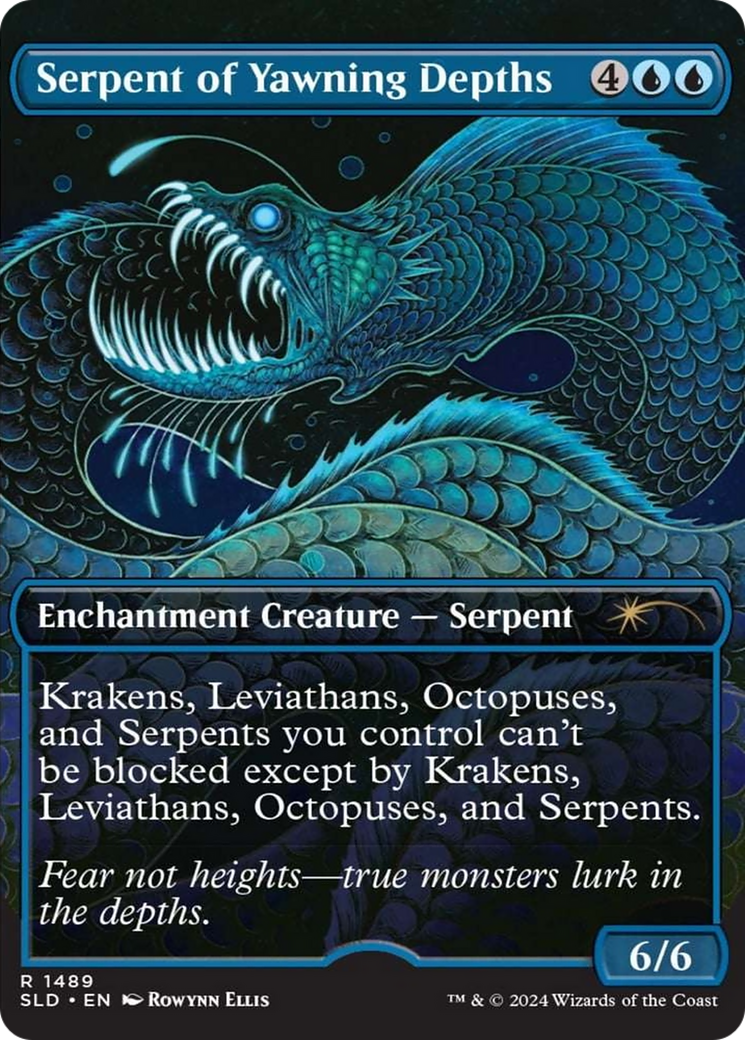 Serpent of Yawning Depths (Rainbow Foil) [Secret Lair Drop Series] | Cracking-Singles