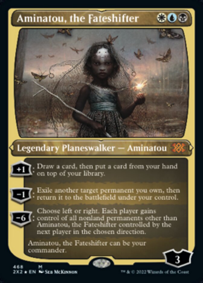 Aminatou, the Fateshifter (Foil Etched) [Double Masters 2022] | Cracking-Singles