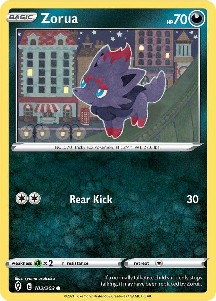 Zorua (102/203) [Sword & Shield: Evolving Skies] | Cracking-Singles