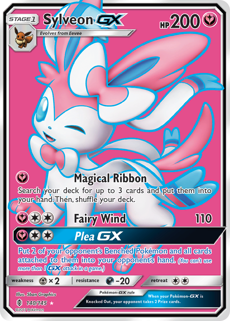 Sylveon GX (140/145) [Sun & Moon: Guardians Rising] | Cracking-Singles