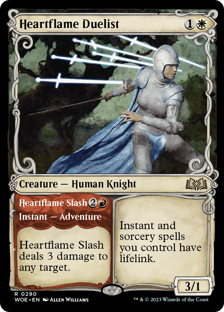 Heartflame Duelist // Heartflame Slash (Showcase) [Wilds of Eldraine] | Cracking-Singles