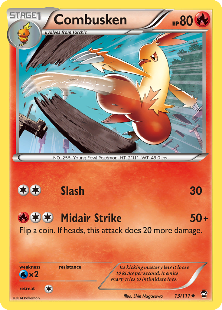 Combusken (13/111) [XY: Furious Fists] | Cracking-Singles