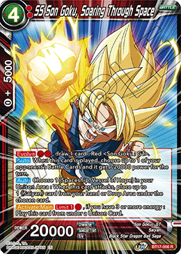 SS Son Goku, Soaring Through Space (BT17-006) [Ultimate Squad] | Cracking-Singles