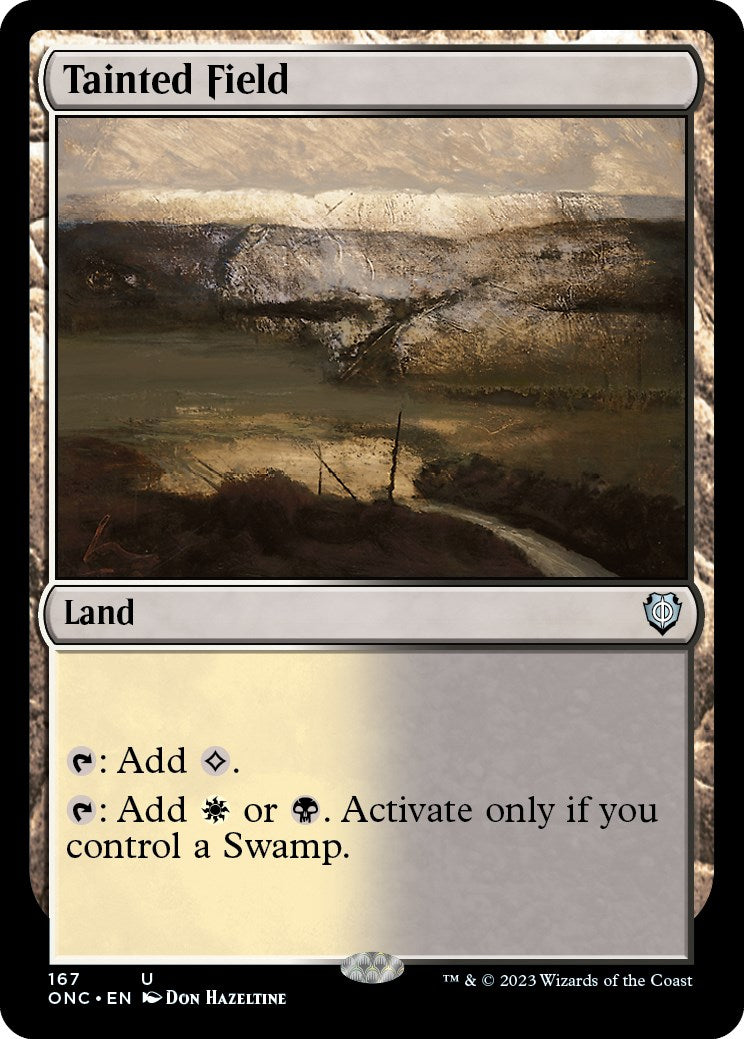 Tainted Field [Phyrexia: All Will Be One Commander] | Cracking-Singles