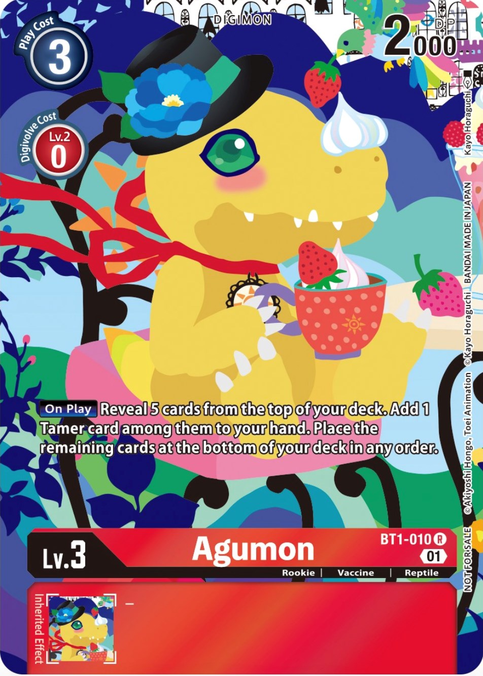 Agumon [BT1-010] (Tamer's Card Set 2 Floral Fun) [Release Special Booster Promos] | Cracking-Singles