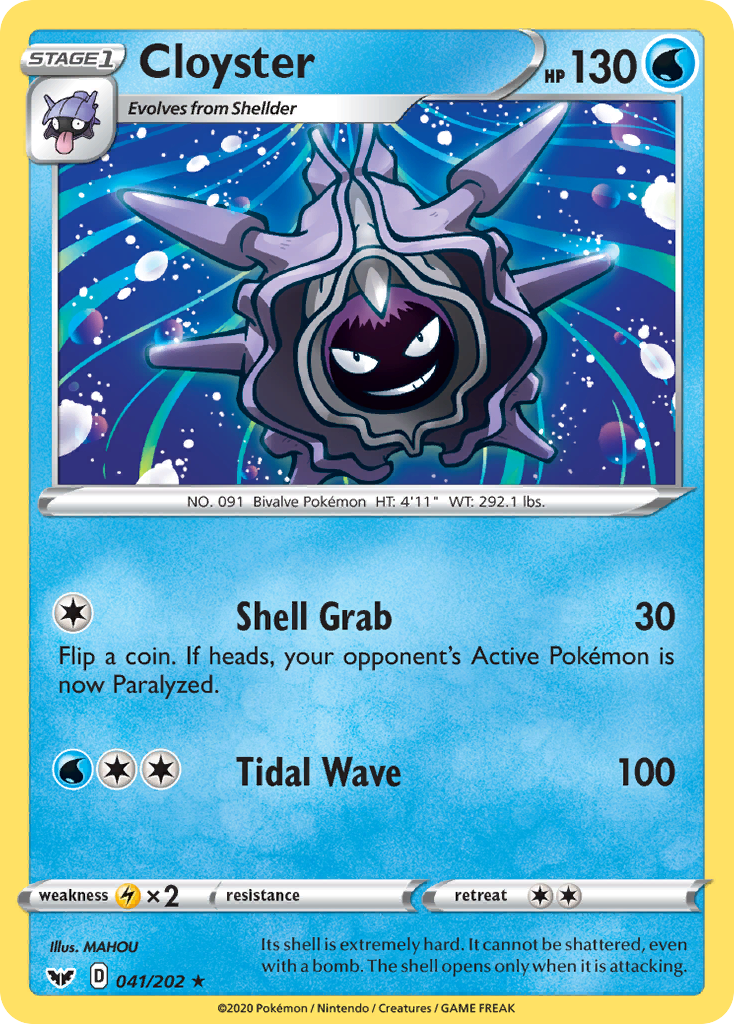 Cloyster (041/202) [Sword & Shield: Base Set] | Cracking-Singles