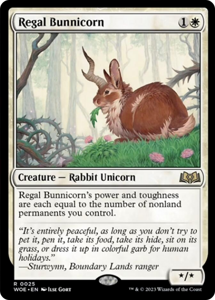 Regal Bunnicorn [Wilds of Eldraine] | Cracking-Singles