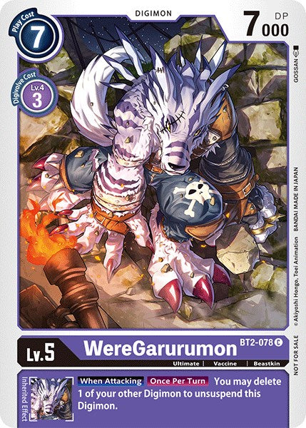 WereGarurumon [BT2-078] (Official Tournament Pack Vol.3) [Release Special Booster Promos] | Cracking-Singles