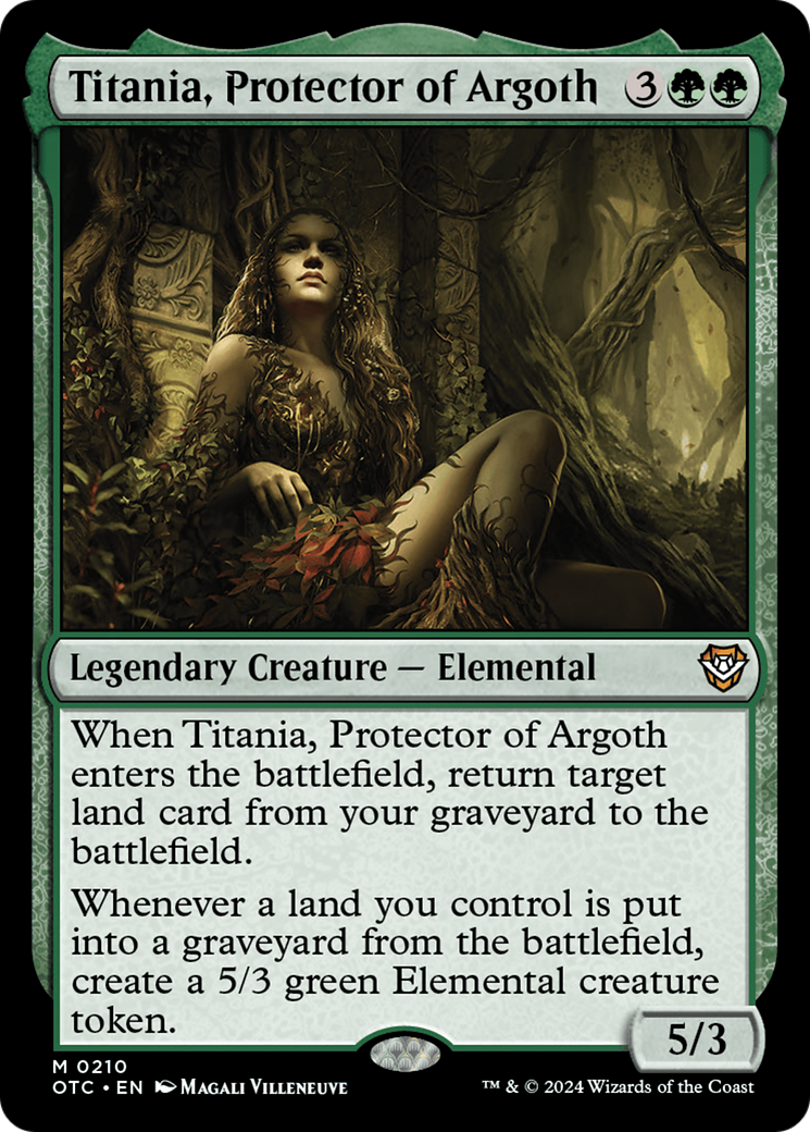 Titania, Protector of Argoth [Outlaws of Thunder Junction Commander] | Cracking-Singles