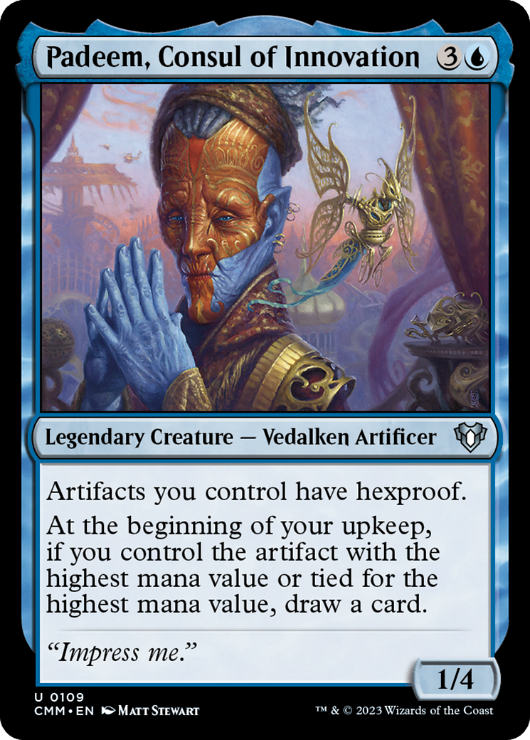 Padeem, Consul of Innovation [Commander Masters] | Cracking-Singles