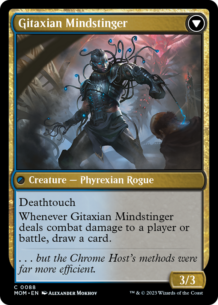 Aetherblade Agent // Gitaxian Mindstinger [March of the Machine] | Cracking-Singles