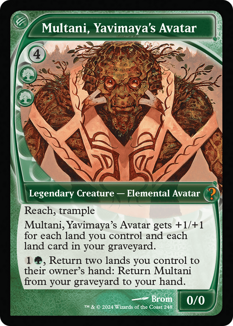 Multani, Yavimaya's Avatar (Future Sight) [Mystery Booster 2] | Cracking-Singles