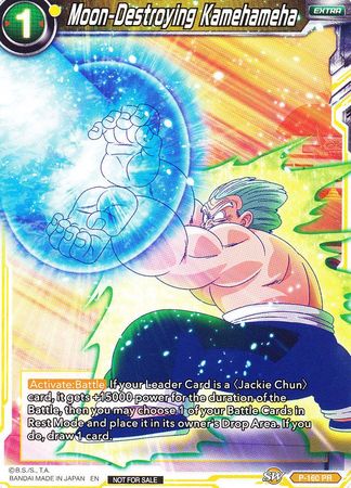 Moon-Destroying Kamehameha (Power Booster: World Martial Arts Tournament) (P-160) [Promotion Cards] | Cracking-Singles