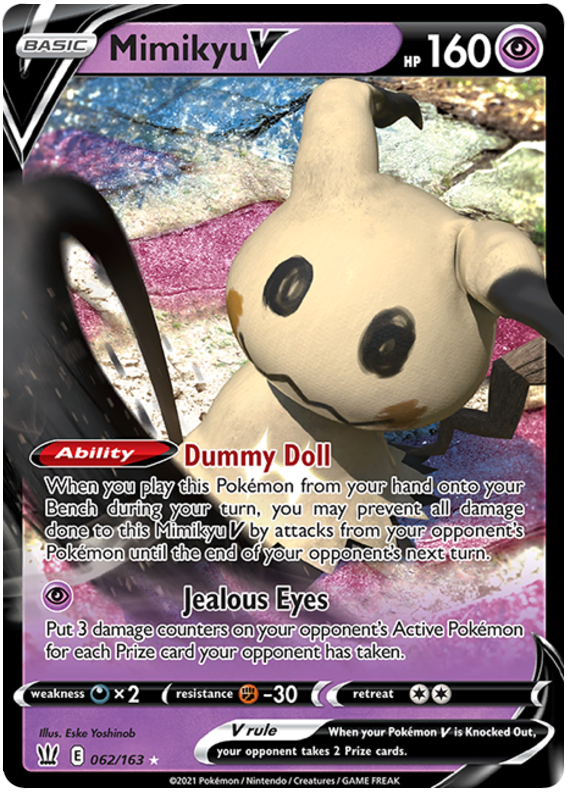 Mimikyu V (062/163) [Sword & Shield: Battle Styles] | Cracking-Singles