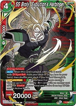 SS Broly, Evolution's Harbinger (Gold Stamped) (P-336) [Tournament Promotion Cards] | Cracking-Singles