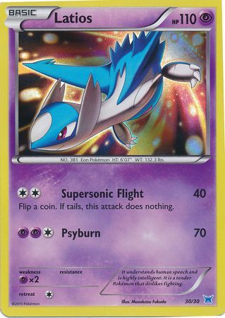 Latios (30/30) [XY: Trainer Kit 2 - Latios] | Cracking-Singles