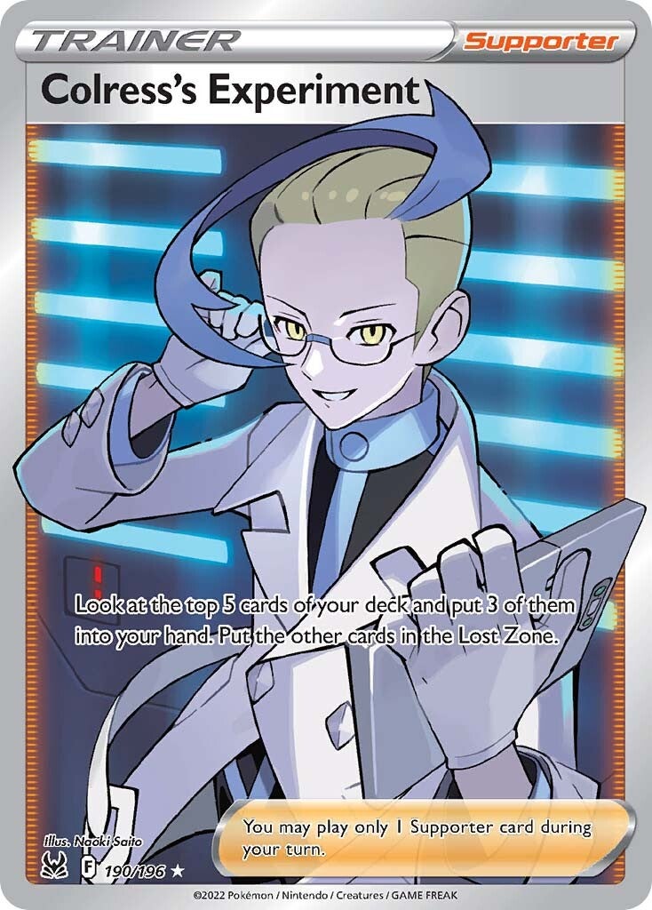 Colress's Experiment (190/196) [Sword & Shield: Lost Origin] | Cracking-Singles