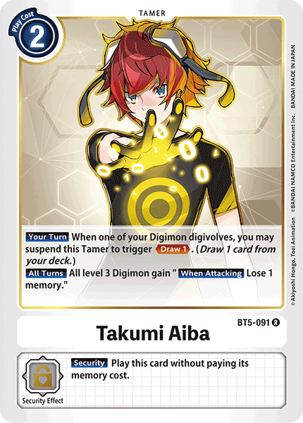 Takumi Aiba [BT5-091] [Battle of Omni] | Cracking-Singles