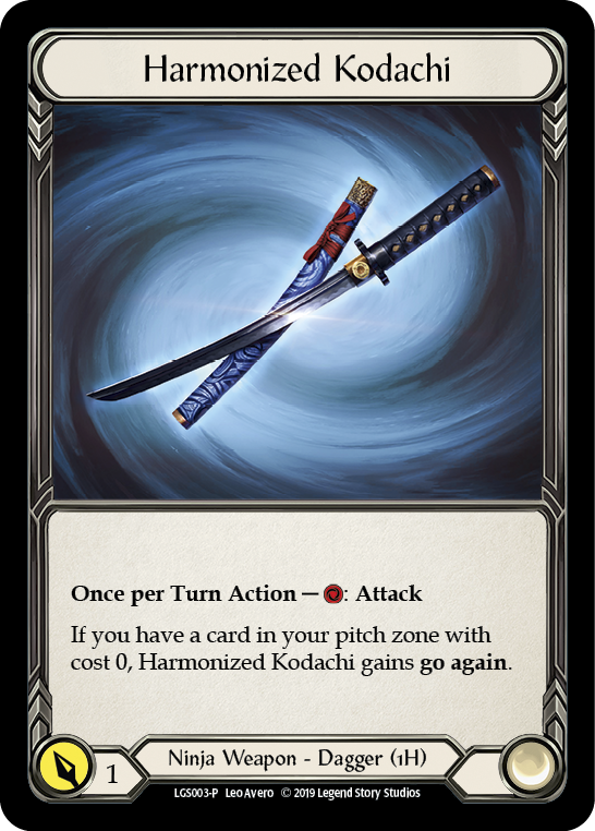 Harmonized Kodachi [LGS003-P] (Promo)  1st Edition Cold Foil | Cracking-Singles