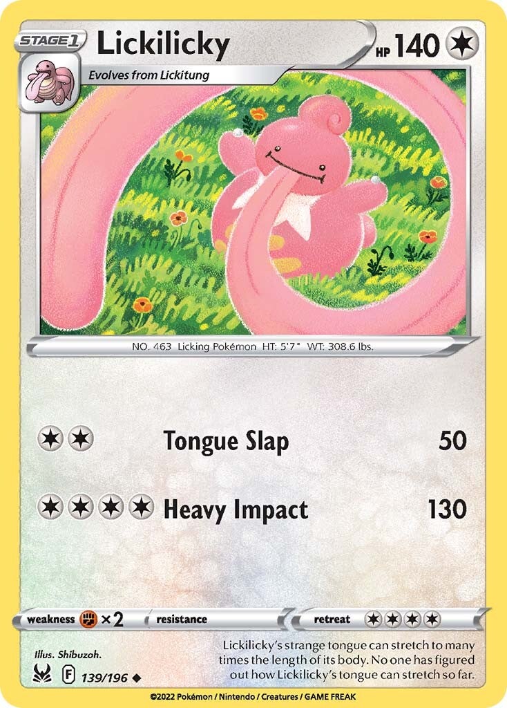 Lickilicky (139/196) [Sword & Shield: Lost Origin] | Cracking-Singles