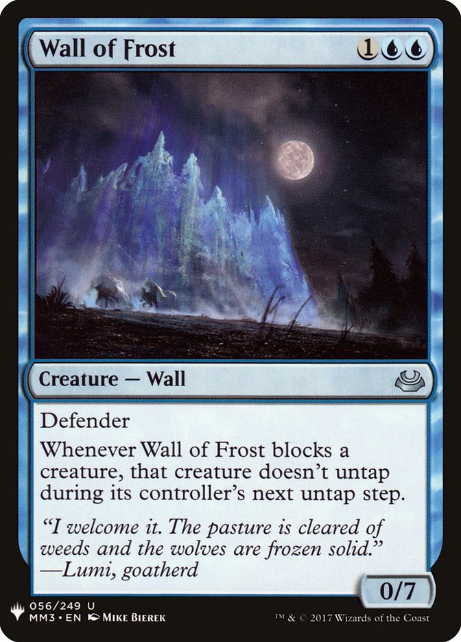 Wall of Frost [Mystery Booster] | Cracking-Singles