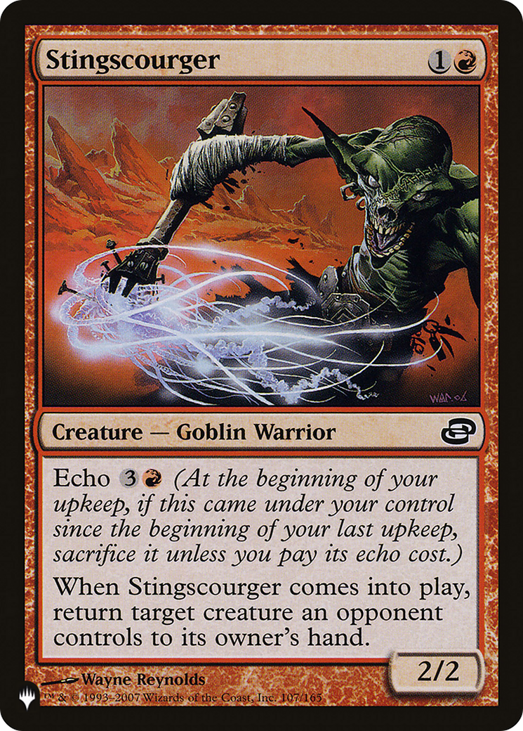 Stingscourger [The List Reprints] | Cracking-Singles