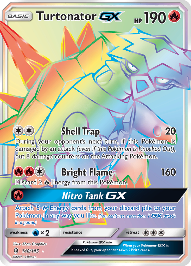 Turtonator GX (148/145) [Sun & Moon: Guardians Rising] | Cracking-Singles