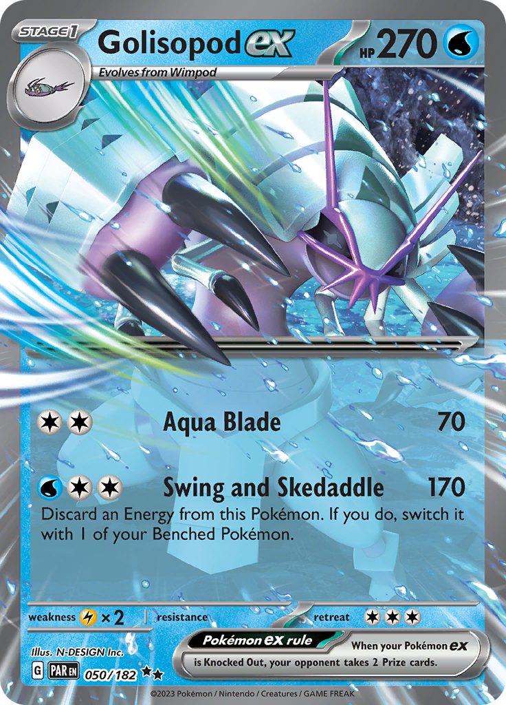 Golisopod ex (050/182) [Scarlet & Violet: Paradox Rift] | Cracking-Singles