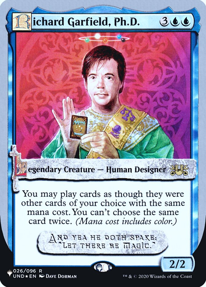 Richard Garfield, Ph.D. (Unfinity Foil Edition) [The List] | Cracking-Singles